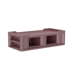 Endurance Bed 2.1 With Side Storage Compartments, Burgundy