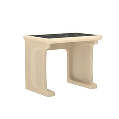 Endurance Desk, All Plastic, Laminate Top, Standing/Floor Mount, Sand