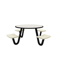 Anchor Table, J-Leg, 4 Canvas Seats, Round, 42