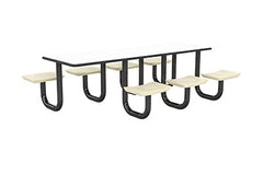 Ada Anchor Table, U-Leg, 7 Canvas Seats, Rectangle, 30