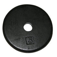 Iron Disc Weight Plate, 5 Lbs., 1