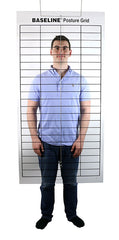Baseline Posture Evaluation - 3-Piece Set - Protractor, Evaluator And Grid