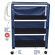 Three Shelf Linen Cart, MJM's Superior Linen Carts Are Shipped Knocked Down® To Save On Freight-3C