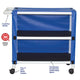 Two Shelf Linen Cart, MJM's Superior Linen Carts Are Shipped Knocked Down® To Save On Freight-2C