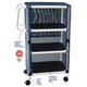 Three Shelf Linen Cart


					  					MJM's Superior Linen Carts Are Shipped Knocked Down® To Save On Freight