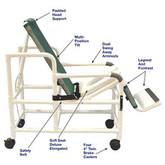 MJM-Tilt Shower/Commode Chair