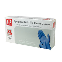 Nitrile Exam Gloves, Latex-Free, Blue, X-Large, Each (100 Pieces Per Box)