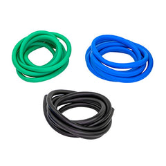 Cando Latex-Free Exercise Tubing - Pep Pack - Moderate (Green, Blue, Black)
