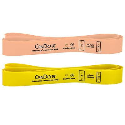 Cando Intensity Loop, Set Of 2: Tan (Xx-Light), 5 - 10 Lb And Yellow (X ...