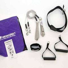 Medicordz 4-Foot Bungie Rehab Kit, Yellow (3 - 9 Lbs)