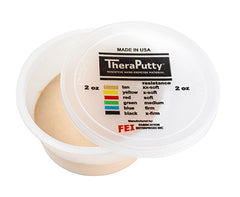 Cando Antimicrobial Theraputty Exercise Material - 2 Oz - Tan - Xx-Soft