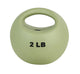 Cando One Handle Medicine Ball - 2 Lb - Tan