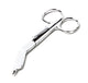 Adc Lister Bandage Scissors With Clip, 5 1/2", Stainless Steel