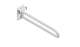 P.T. Rail™, Hinged 32" Length, Right Side in White