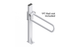 P.T. Rail™ Floor Mast in White
