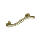 WAVE Grab Bar 1.25x18", #304 Stainless Steel in Brushed Gold