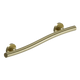 WAVE Grab Bar 1.25x24", #304 Stainless Steel in Brushed Gold