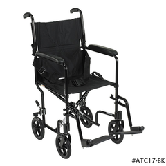 Drive Aluminum Transport Chair, 17