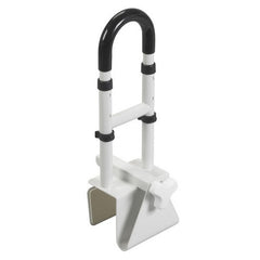 Drive Tub Rail, Adj Height 14.5in - 17in, White, Clamp On