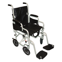 Drive Poly-Fly High Strength, Lightweight Wheelchair/Flyweight Transport Chair Combo, 18