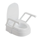 Drive PreserveTech Raised Toilet Seat w/ Pivot Arms, 2"-6" (H), Universal, Retail Package, White, 350 lbs.