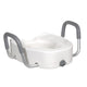 Premium Plastic, Raised, Elongated Toilet Seat with Lock