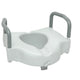 ProBasics Raised Toilet Seat with Lock and Arms,