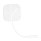 K120 2" x 2" Self-Adhesive White Cloth Electrodes in Poly Bag