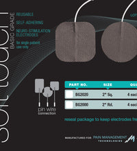 Soft-Touch Basic Electrodes (PMT gel) 4-pk