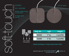 Soft-Touch Basic Electrodes (PMT gel) 4-pk