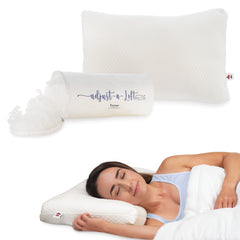 Adjusta-Loft Fiber Comfort Pillow; 2-pack