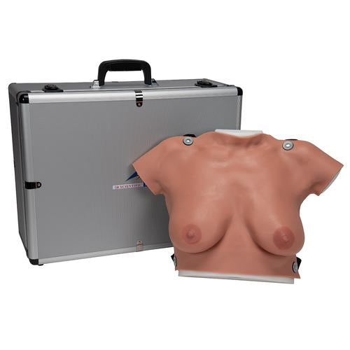Wearable Breast Self Examination Model W/Case, Light Skin