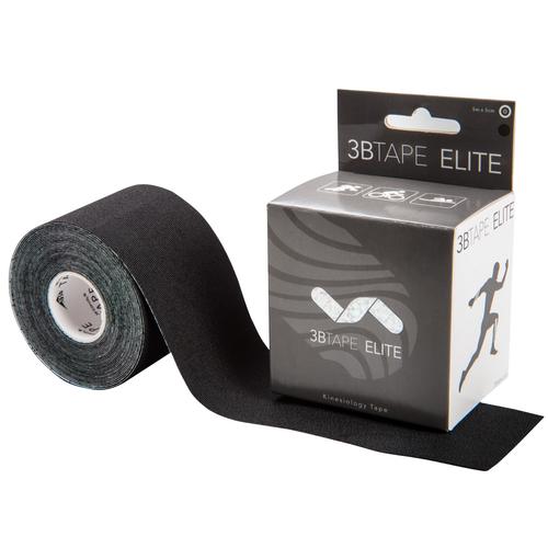 3BTAPE ELITE – kinesiology tape – black, 16’ x 2” roll
