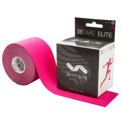 3BTAPE ELITE – kinesiology tape – pink, 16’ x 2” roll