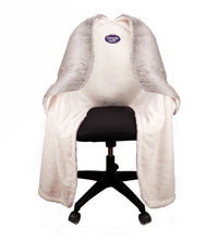 SnuggleBack Chair Blanket - Silver Fox Faux Fur