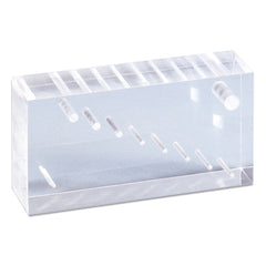 Acrylic Body with Drilled Holes