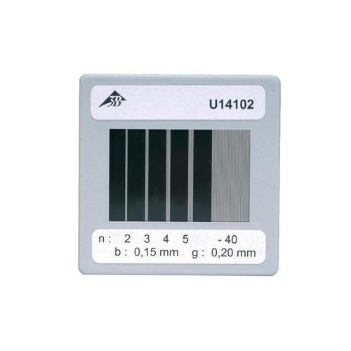 Diaphragm with 4 Multiple Slits and Gratings