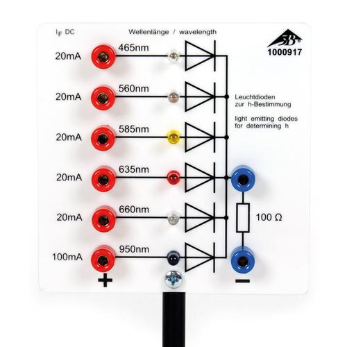 Determination of Planck's Constant (h) Apparatus