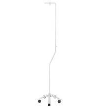 Metal hanging stand with 5 casters (stand and pole)