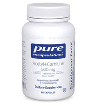 Acetyl-l-Carnitine 500 mg 60's