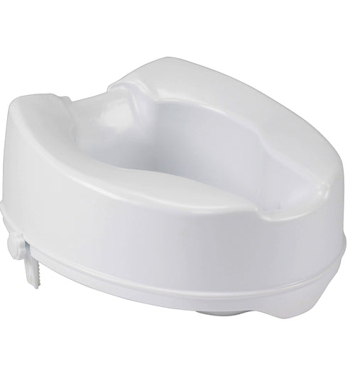 Raised Toilet Seat with Lock, Standard Seat