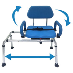 Mobi-Bench - Bath/Shower Transfer Bench with Swivel Chair