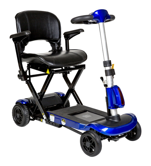 ZooMe Auto-Flex Folding Travel Scooter, Blue