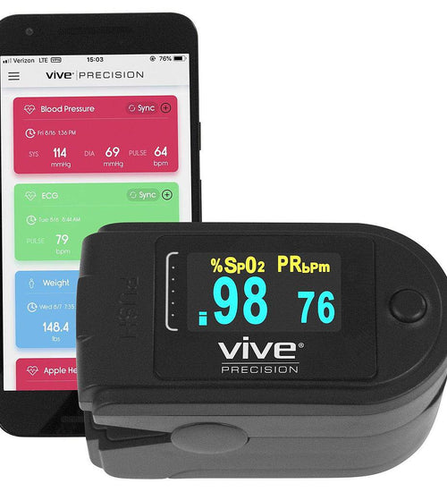Pulse Oximeter Compatible with Smart Devices