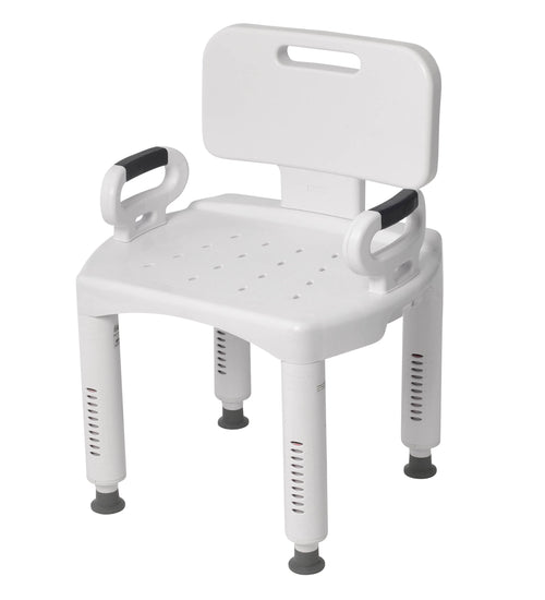 Premium Series Shower Chair with Back and Arms