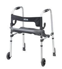 Clever Lite LS Walker Rollator with Seat and Push Down Brakes