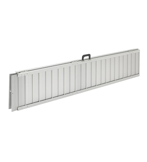 Single Fold Portable Wheelchair Scooter Ramp with Carry Handle and Travel Bag