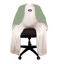 SnuggleBack - Chair Blanket - Weighted Sage Flannel