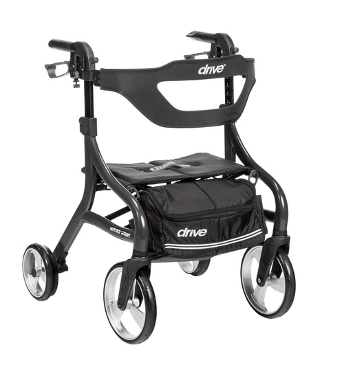 Nitro Sprint Rollator Rolling Walker, Hemi Height