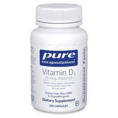 Vitamin D3 25 mcg (1,000 IU)